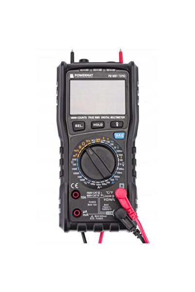 Powermat Universal digital multimeter, measuring device 10A 1000V,