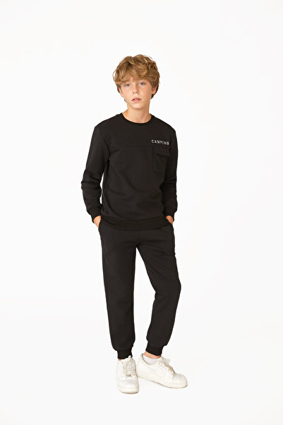 Elsima Men's Waiter Three-Piece Pajama Set Winter