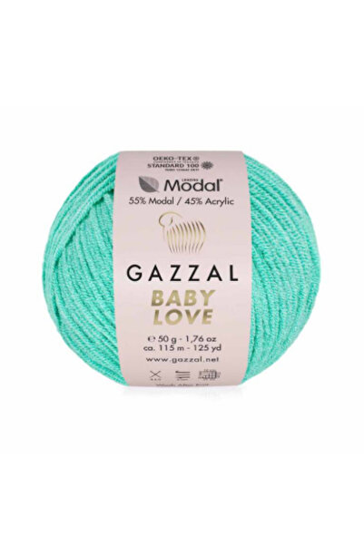 Gazzal Baby Love 45% acrilic 55% modal fir de tricotat 50 g / 115 m-1614