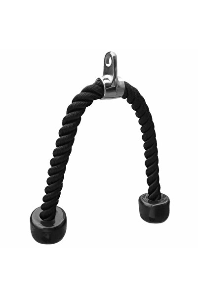 zola Nylon triceps rope, 70 cm, maximum load 200 kg, black