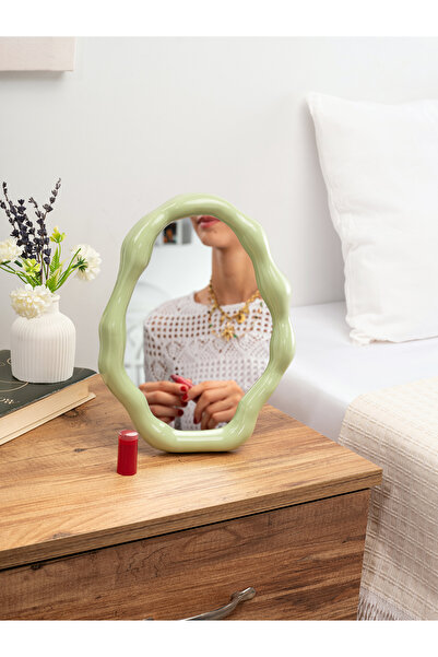 Evrio Modern bulut formlu makyaj aynası , takı tabağı , duvar aynası parlak y...