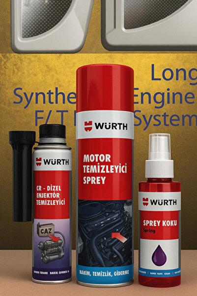 Würth Motor Temizleme Spreyi-Dizel Enjektör Temizleyici-Sprey Koku