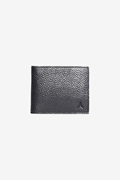 ALTINYILDIZ CLASSICS Men's Black 100% Leather Wallet