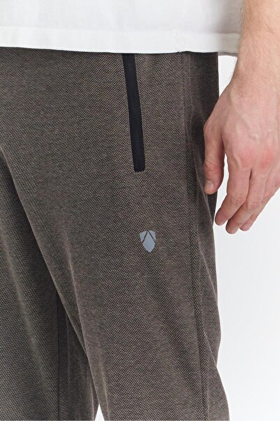 Marco Ferry Men's Cotton Pique Zippered Pocket Sweatpants Indigo 5478-İ