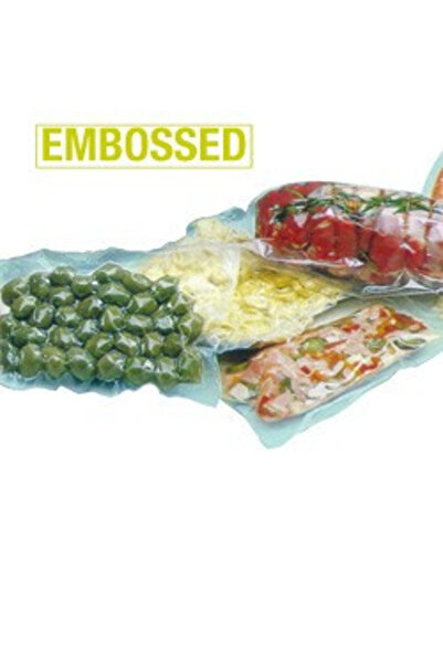 Belgium Set of 100 embossed vacuum bags - 20 x 30 cm