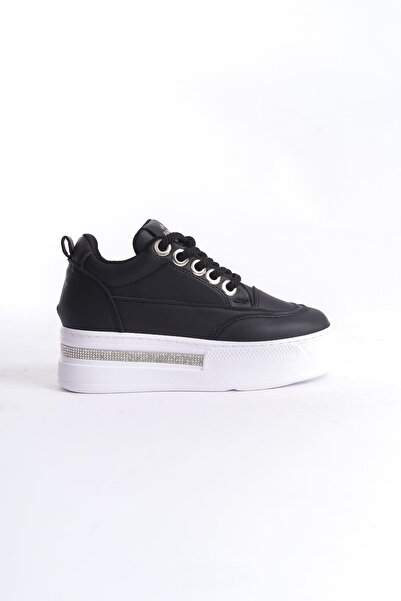 Abacca أليس حذاء سنيكرز بكعب مخفي للنساء السود