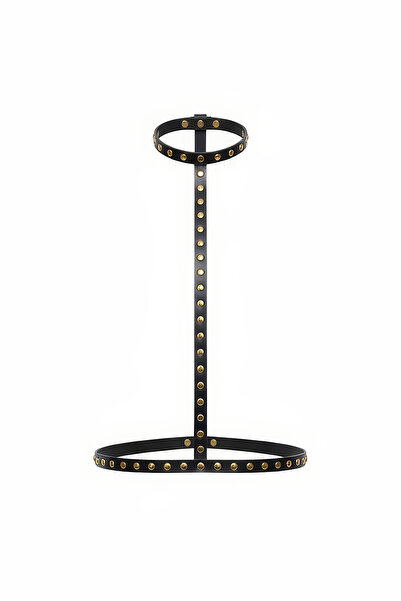 Angels Passion Cureaua neagră pentru femei, cu guler și talie conectate, cu d...