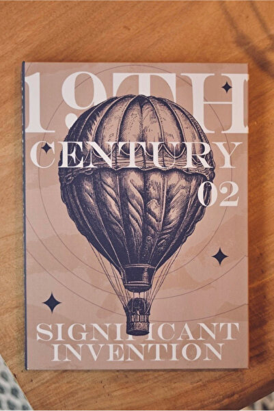 Canba Vintage 19Th Century Large Size Striped Agenda/Notebook with Cover 30X22 cm