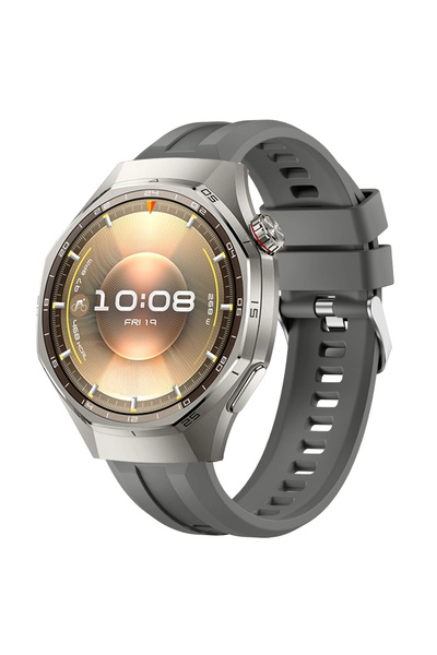 Sneezy حزام ساعة رياضي من السيليكون مع إبزيم معدني متوافق مع ساعة هواوي واتش ...