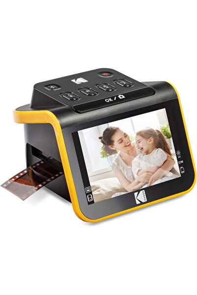 Kodak Photo scanner for film and slides 22MP, 5″ LCD screen, SD/SDHC, photo editing, black