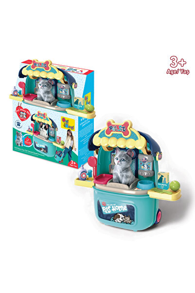 Ogi Mogi Toys Evcil Hayvan Oyun Seti Tekerlekli Çekçekli Sırt Çantası