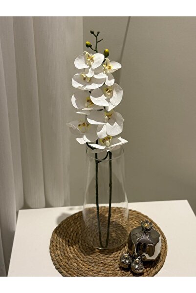 BY EDA İLHAN ÇİÇEKÇİLİK YAPAY Lüks Islak Dokulu 1. Kalite Orkide- (Gerçek Gör...