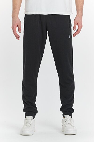 Marco Ferry Ανδρικό βαμβακερό παντελόνι με φερμουάρ και τσέπες μαύρο 5478-S