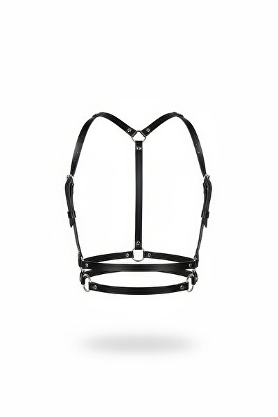 Angels Passion Curea neagră pentru femei, stil punk, cu cataramă detaliată, a...