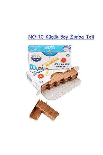 MY MAKE 3 adet Küçük Boy No:10 Bakır Zımba Teli 1000 Lik