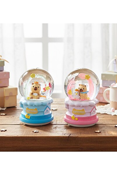Gift Moda Capybara Orta Boy Işıklı Müzikli Kar Küresi