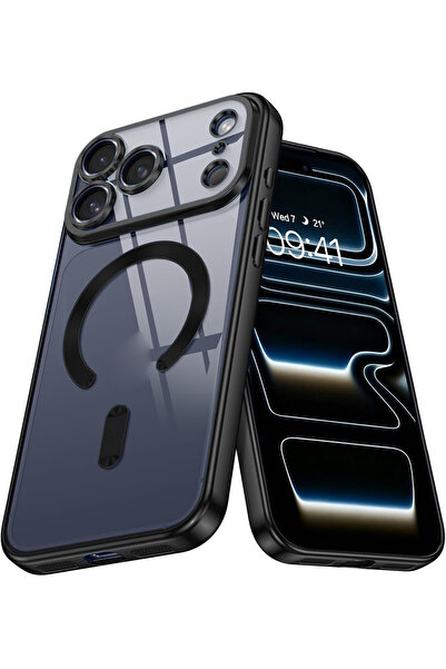 Nezih Case Apple iPhone 17 Pro Max Compatible Corners Colorful Transparent Camera Protected Silicone Cover