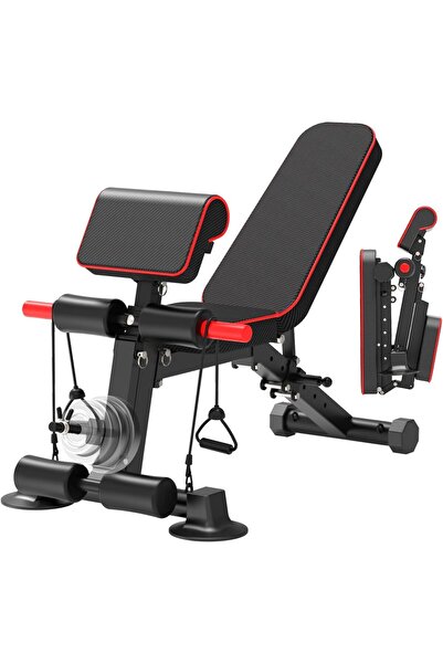 K KiNGKANG Adjustable Folding Weight Bench - Multi-Function Exercise Bench for Home & Gym, 226 kg Capacity