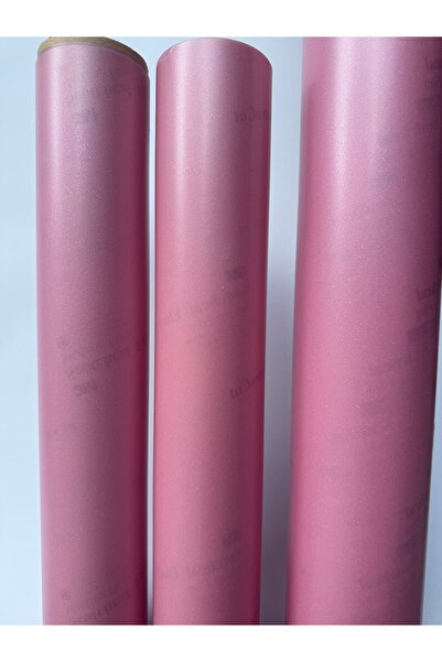 3M Simli Toz Pembe Kaplama Folyo – Parlak ve Dayanıklı Yüzey