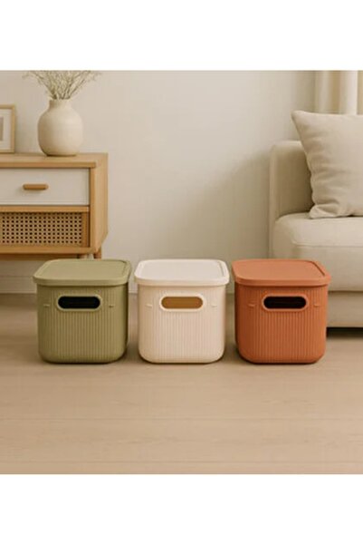 sweenhome 6 Lt Plastic Storage Box with Lid 26×18×16 cm