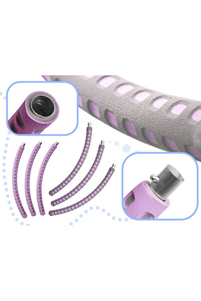 zola Hula Hoop, for fitness training, diameter 85 cm, purple/black