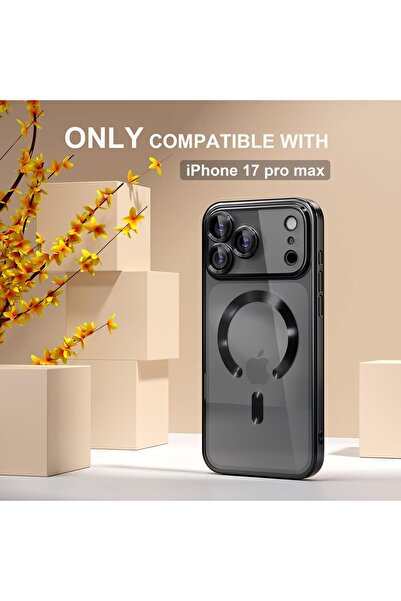 Nezih Case Apple iPhone 17 Pro Max Compatible Corners Colorful Transparent Camera Protected Silicone Cover