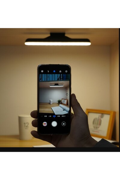 Hightek Mintola Store Dokunmatik Led Usb Şarjlı Aplik Kablosuz Mıknatıslı Lamba 3 Farklı Işık Rengi
