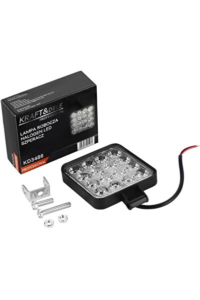 Kraft 30 W spotlight, voltage 12 - 40 V, mini workshop work lamp, 12 bulbs, 2500 lm 6000K, Kr