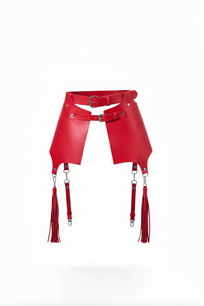 Angels Passion Curea roșie pentru femei, accesoriu pentru fustă, curea de cor...