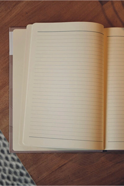 Canba Vintage 19Th Century Large Size Striped Agenda/Notebook with Cover 30X22 cm