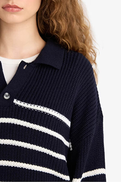 DeFacto Pulover de damă C4918AX/NV31 NAVY