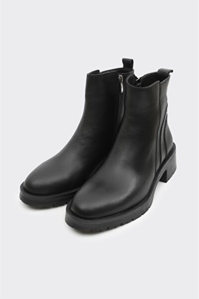 derinet Hakiki Deri Comfort Taban Kadın Bot