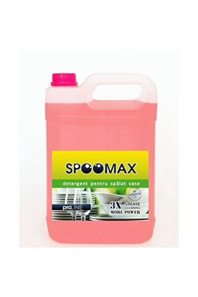 Spoomax Dishwashing Detergent, Concentrated Liquid, Red, 5 L