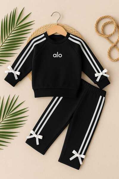 CoolCix New Season Transitional Cotton Loose Wide-Leg Striped Top and Bottom Set