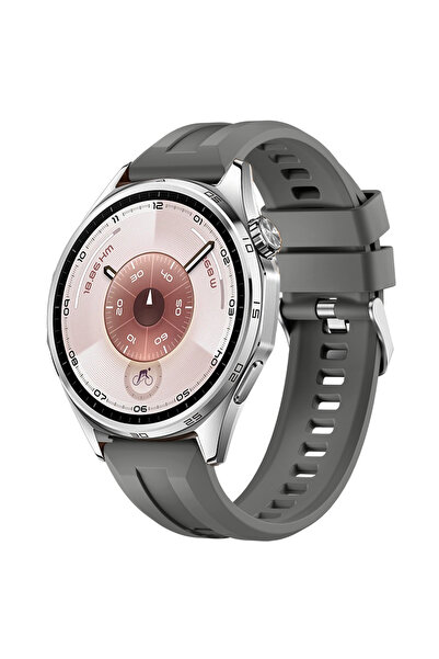 Sneezy حزام ساعة رياضي من السيليكون مع إبزيم معدني متوافق مع ساعة هواوي واتش ...