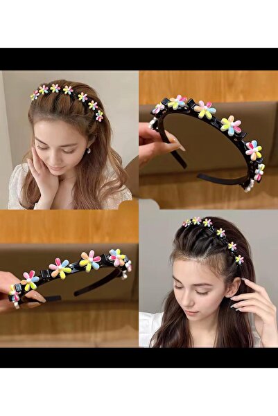 AresTokaAksesuar RENKLİ FİGÜRLÜ PENS MODEL SAÇ ŞEKİLLENDİRİCİ SAÇ BÜKÜCÜ TAÇ