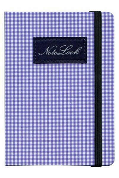 Scrikss Notelook Cotton A6 Mor Çizgili Defter