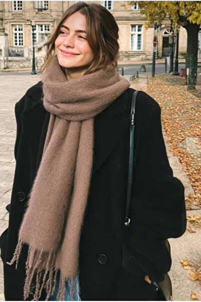 CapZone Women's Soft Tassel Scarf |   Thick Winter Soft Shawl Vision Scarf