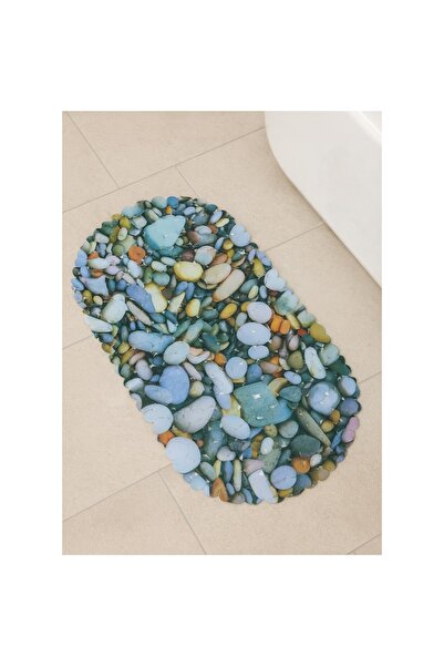 AB HOMES Covoraș de baie antiderapant, 68x35 cm, model cu pietricele