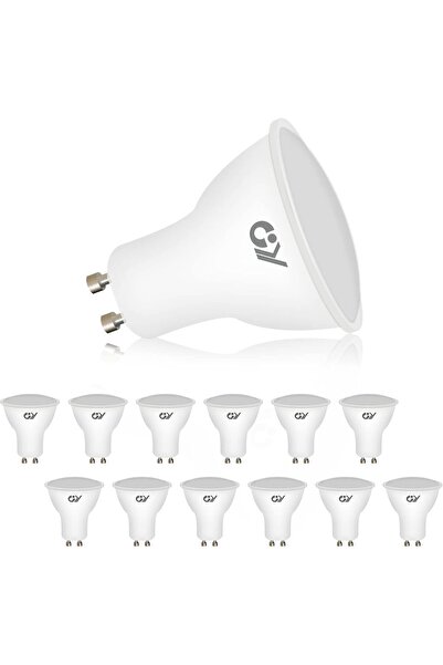 genernic لمبات LED GY GU10، عبوة من 12 لمبة، لون أبيض محايد 4000 كلفن، 8 وات ...