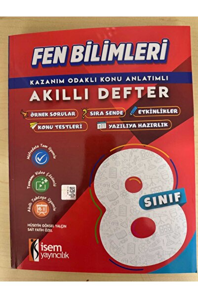 İsem Yayıncılık İSEM YAYINCILIK- 8.SINIF FEN BİLİMLERİ AKILLI DEFTER