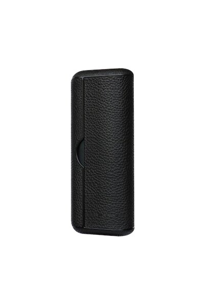 OEM Husă pentru IQOS Iluma Prime - Neagră - Piele