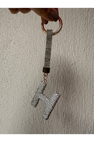 Milena Designer Store Milena Istanbul Letter Stone Bag Charm / Keychain / Car Ornament - Letter H