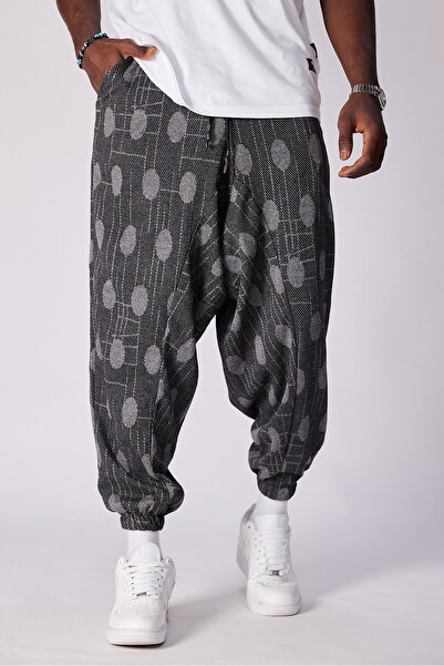 Superbluemexico Παντελόνι Shalwar με σχέδιο ζακάρ Unisex