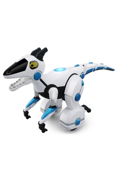 LITTLE ANGEL - لعبة ديناصور روبوت ذكي مع أضواء وأصوات