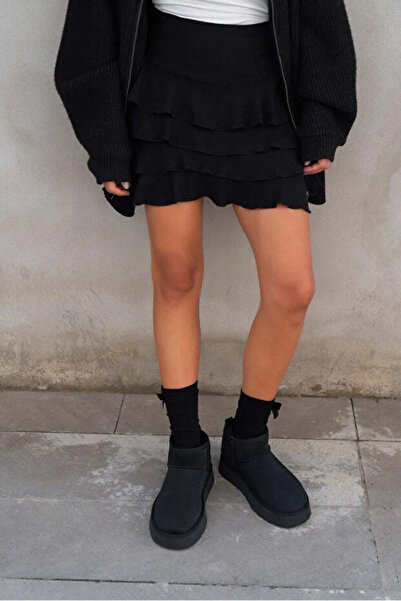 BURAK ALDAY SHOES Ultra Mini Winter Sole Boots & Booties with Fur Inside