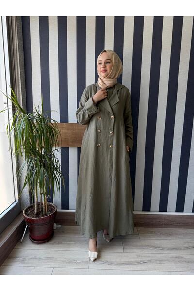 Mimoza Butik Missa Triko Safir Takım Haki