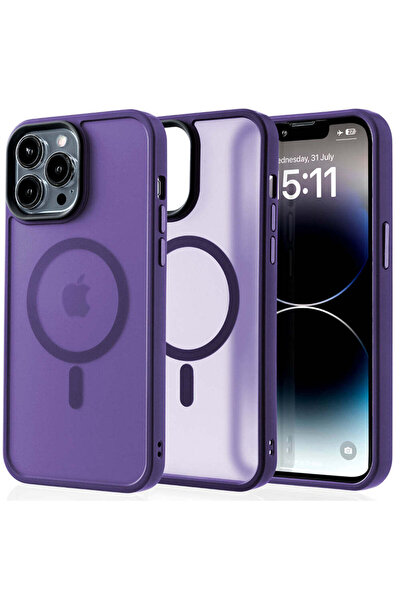 Casey Studios Husa Magsafe iPhone 14 Pro Max, Incarcare Wireless, Margini Rid...