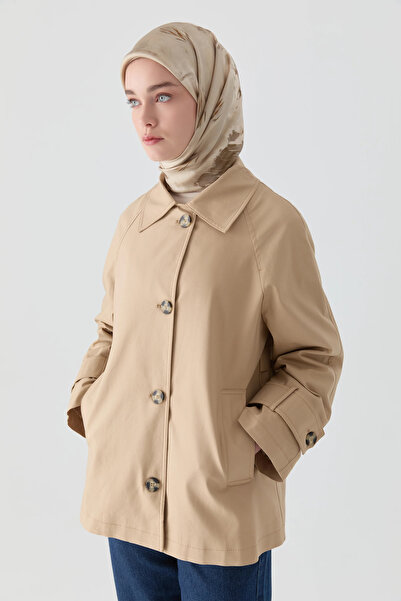 Tuğba Kısa Trençkot - Camel