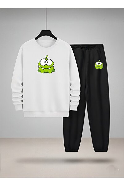 LORVEX Set de trening pentru copii cu gât rotund tricou și pantaloni de treni...